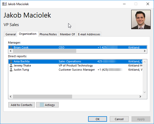 Get the most out of your organizational charts in Office 365