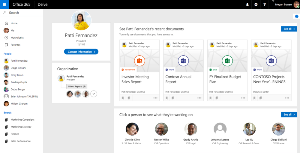 Get the most out of Delve in Office 365